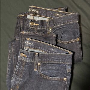 J. Crew Mercantile Dark Blue Jeans